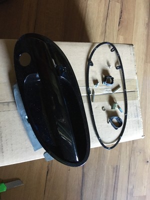 Original BMW 7er E65 E66 Door Handle Front Left Black Sapphire Metallic (475) | eBay