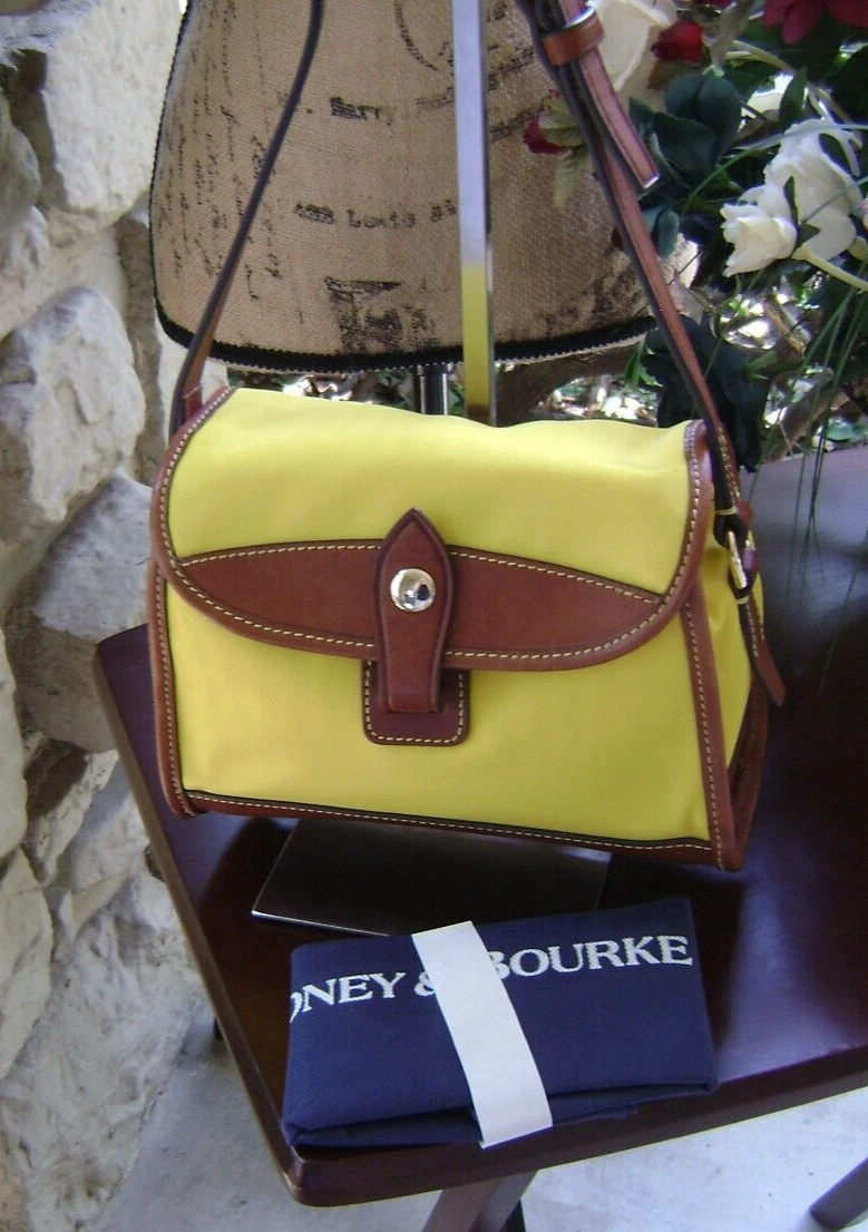 Dooney & Bourke Nylon Exterior Yellow Bags & Handbags for Women