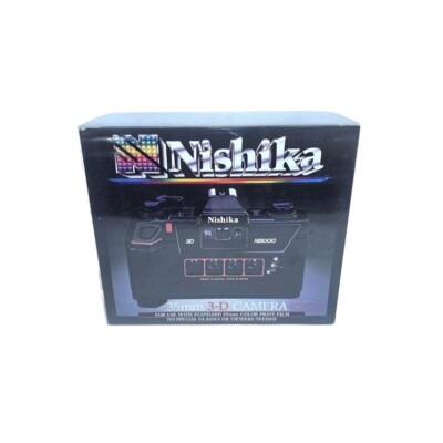 Nishika N8000 3D 35mm Film Camera, Twin Light Flash 3010 And Nishika N8000 3D 35mm Film Camera, Twin Light Flash 3010 And