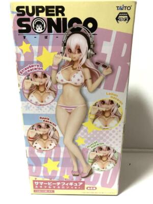 Super Sonico Summer Beach Figur Bunter Muscat Macaron Ver. Japan Import Spiel...
