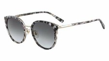NEW MCM 676SA 033 Round Marble Grey Sunglasses 54mm with Grey Lenses Case