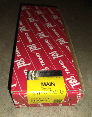 TAIHO CRANKSHAFT MAIN BEARING SET TOYOTA M008H STD OEM 7M-GE 6M 7M-GTE