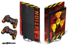 Skin Decal For PS3 Super Slim PlayStation 3 Console  Controller Meltdown