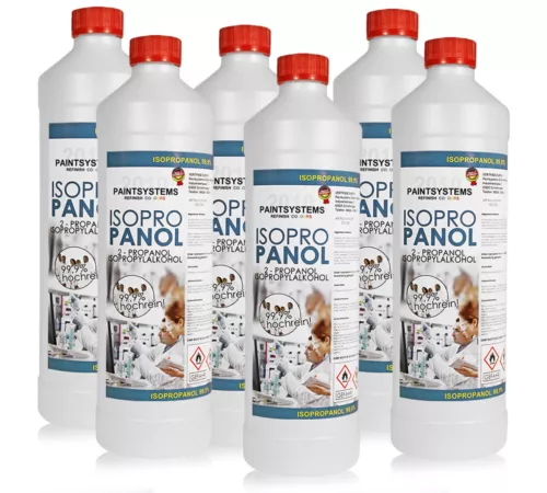 Isopropanol 2-Propanol Isopropylalkohol 99,9% - 6 x 1 Liter