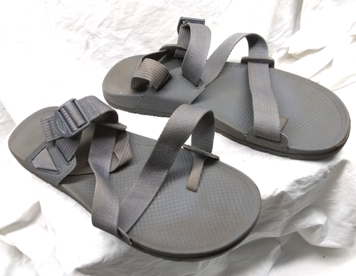 Chaco Men Lowdown 2 Outdoor Strappy Sandals Grey JCH107849 Size 12 Great Shape - 第 1/9 張圖片
