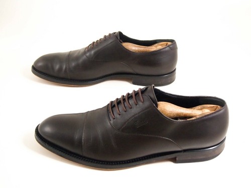 Gucci Cap Toe Derby Oxfords Brown 