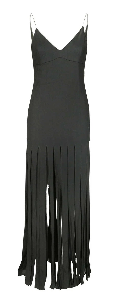 kate moss for topshop fringe maxi dress