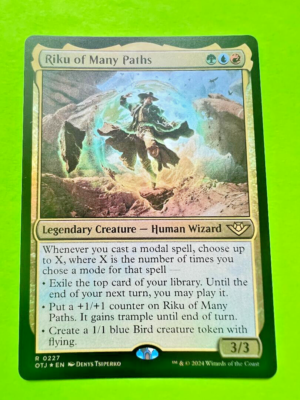 MTG Outlaws of Thunder Junction - ​​Riku Of Many Paths - Rare Foil 0227