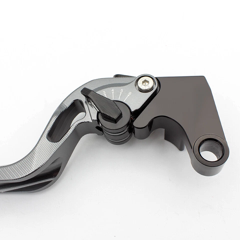 FOR Ducati 748/750SS 1999-2002 3D Short Camber Rhombus Brake Clutch Lever Gray - Imagem 4 de 4