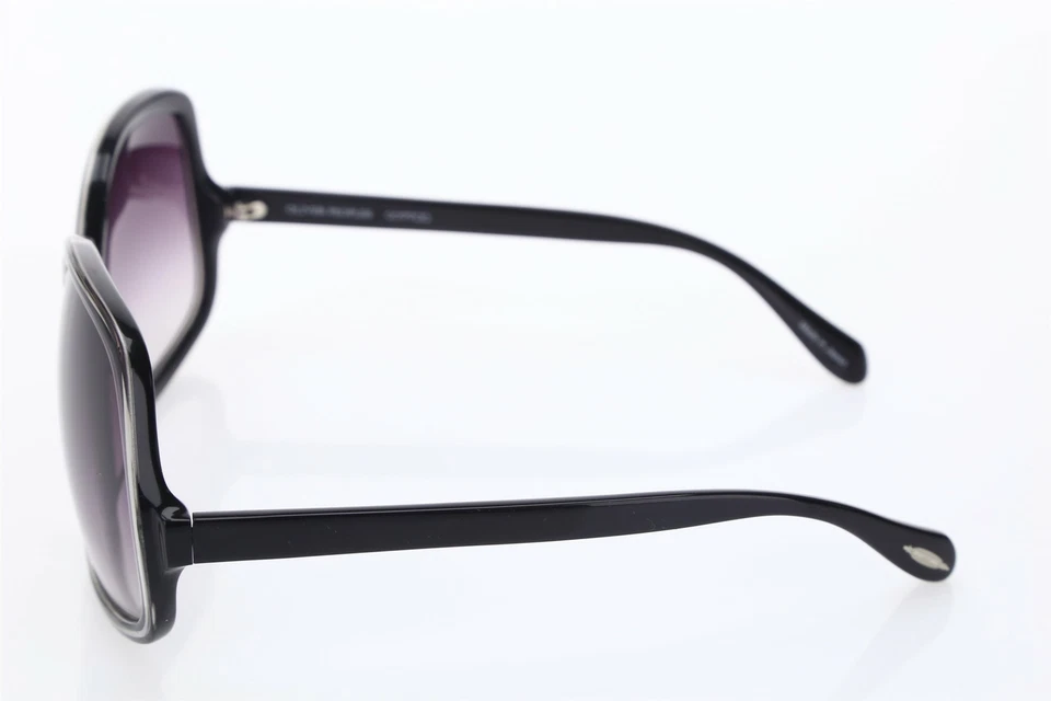 Gafas de sol Oliver Peoples para mujer Talya negras de gran tamaño degradadas de diseñador 61 mm Foto 4 de 4