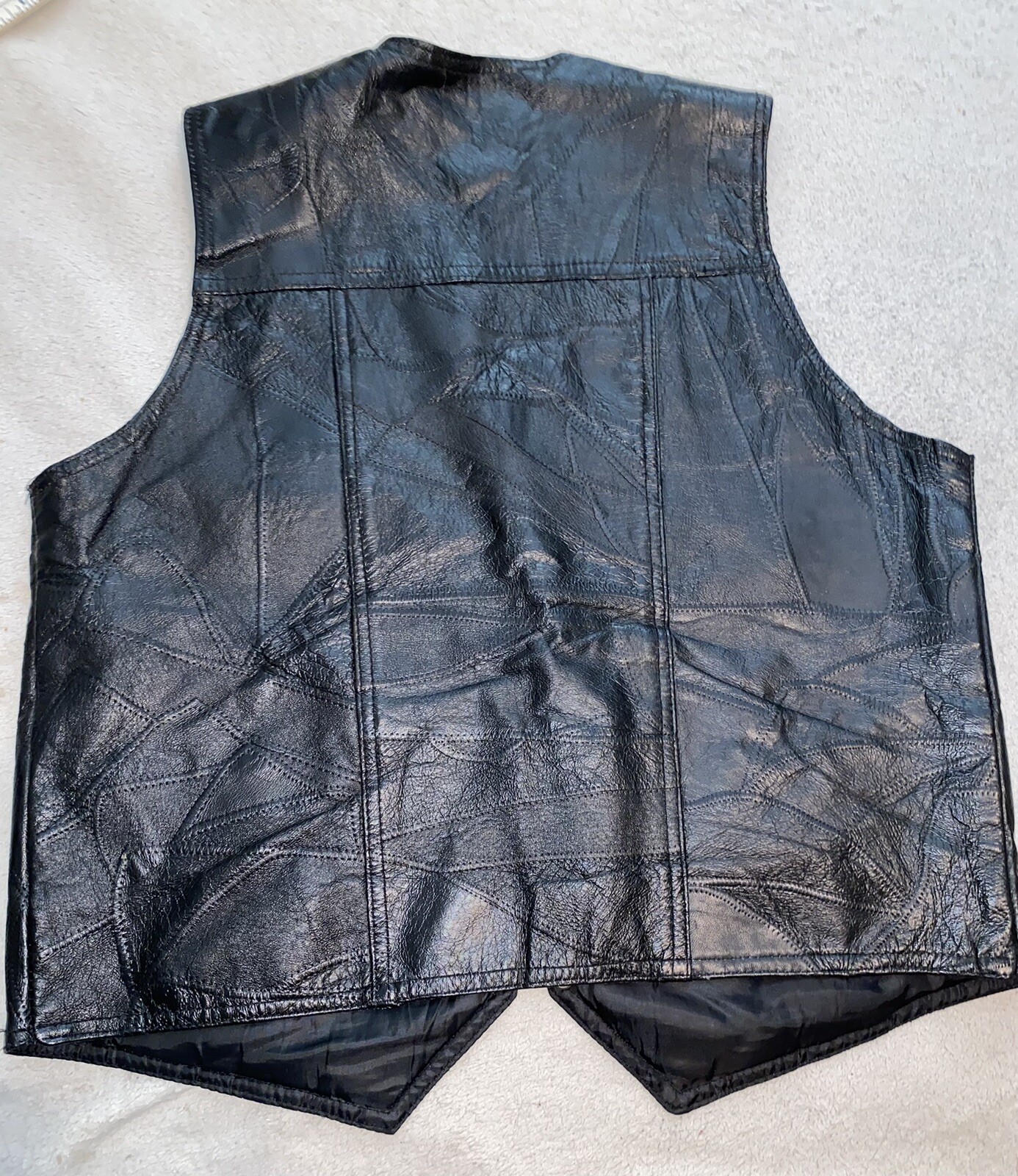 Direct Source Inc Men's Motorcycle Patchwork Leat… - image 4