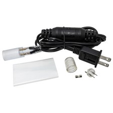 120 Volt 5 Foot LED Rope Light Power Cord Kit - Black