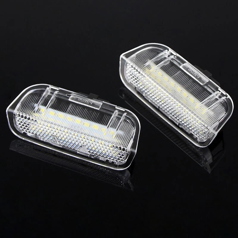 2x Luces LED blancas de cortesía para puerta lateral para Volkswagen Polo 2005-2015 Foto 4 de 4