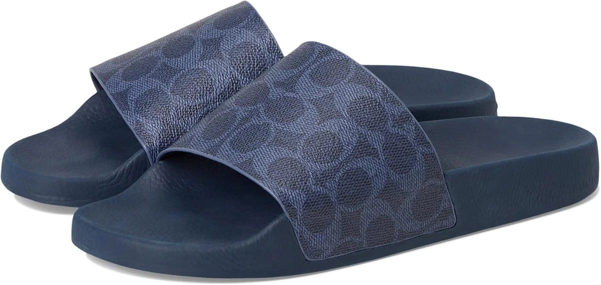 Coach mens Sandals in Blue and Black Sandal Coach Blue size 6 US in Rubber - 41513411 main image 4