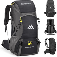 Wanderrucksack 50L Outdoor Trekkingrucksack Damen Herren Wasserdicht Leicht