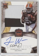 2014 Panini Crown Royale Rookie Silhouettes RPS /299 Terrance West #211 Auto 0o9