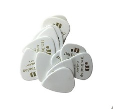 Dunlop Guitar Picks 12 Picks Celluloid White Extra Heavy