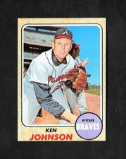 1968 TOPPS #342 KEN JOHNSON - GEM MINT - 4.99 MAX SHIP COST