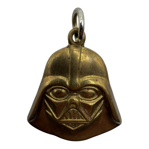 Vintage 1983 Star Wars Darth Vader Brass Keychain Pendant Taiwan Lucasfilm 2” - Bild 4 von 7
