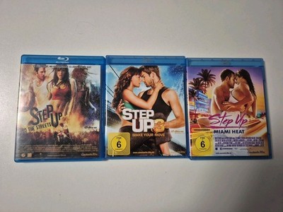 Step Up To The Streets + Step Up 3 + Step Up Miami Heat - Teil 2-4 [Blu-rays]