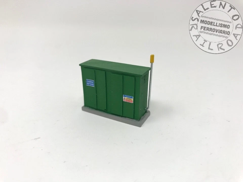 SR009 Centrale Gaz Méthane Couleur Verte - Échelle 1/87 - Photo 1/1