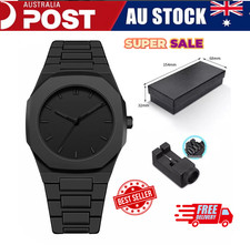 Modern Minimalist Personality Creative All-black Men's Watch Formal Smart Style