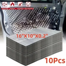 Car Sound Deadener Mat Firewall Heat Shield Insulation Pad For Automotive 10 PC
