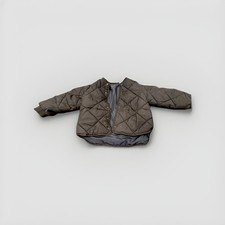 Zara, Gray WATER REPELLENT PUFFER BOMBER JACKET, 104 Size 3-4 Toddler