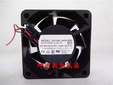 1PCS NMB 2410ML-04W-B60 12V DC 0.4A 2-wire dual-ball bearing cooling fan