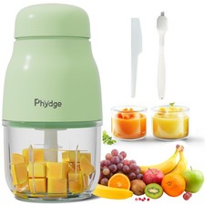 Baby Food Maker, Green Baby Food Blender, 10oz Baby Food Puree Maker, Food Pr...