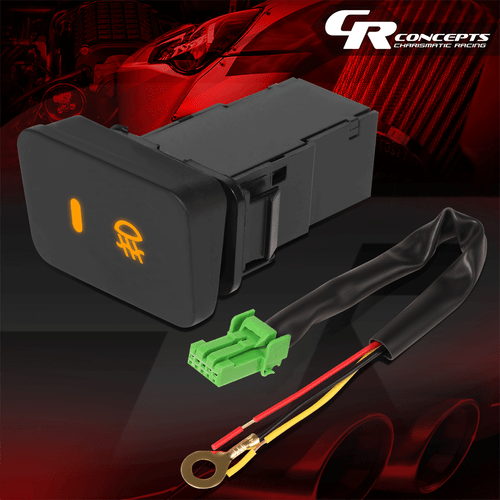 DASH MOUNTED FOG LIGHT CONTROL SWITCH+WIRING HARNESS FOR 2007-2011 TOYOTA CAMRY - Picture 1 of 6