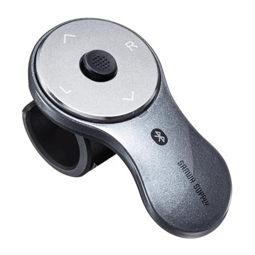 Mouse Ad Anello Bluetooth Sanwa Supply MA-BTRING5BK - Nero, Con Scorrimento