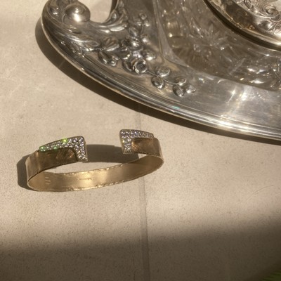 Monarch Vermeil und CZ Manschettenarmband 