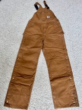 Carhartt Insulted Bibs 38x34 Good Condition 1052