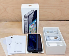 Apple iPhone 4S, Black, 16GB, AT T - Model: A1387, GSM, Complete w/ Original Box