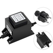 Wasserdichter Transformator f&uuml;r LED Beleuchtung 220 V AC / AC IP68 Netzteil NEU