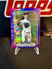 Bowman 2026 Chrome Thomas White Miami Marlins Purple Refractor /250 #BCP-80