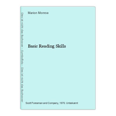 Basic Reading Skills Marion Monroe:
