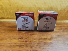 Cosco Tally Counter 4 Digit Display. Counts To 9999. Lot Of 2