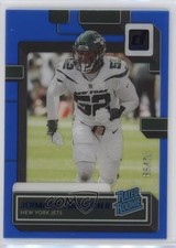 2022 Panini Clearly Donruss Rated Rookie Blue 92/99 Jermaine Johnson II 16gw