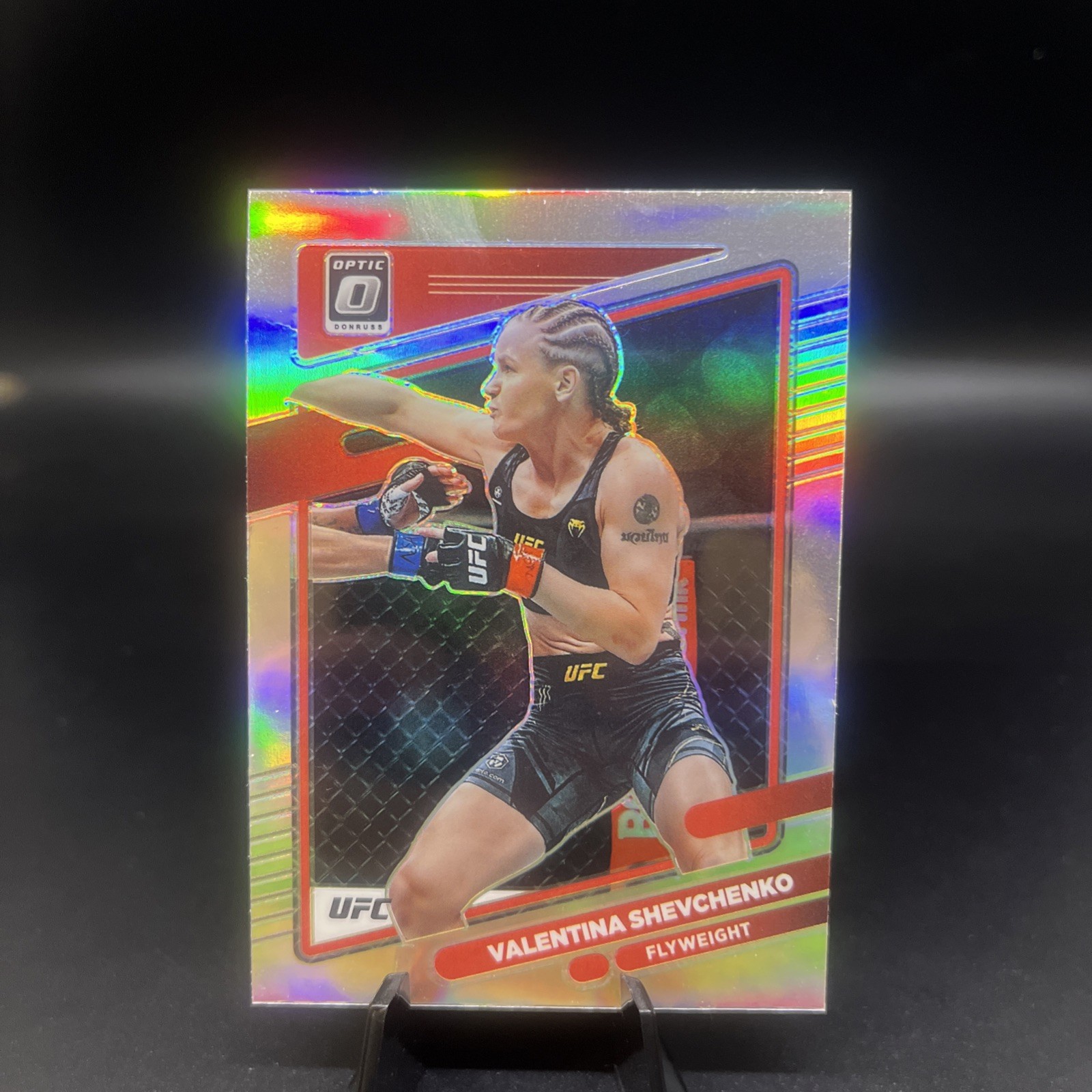 2022 Panini Donruss Optic UFC VALENTINA SHEVCHENKO Silver Holo Prizm #41