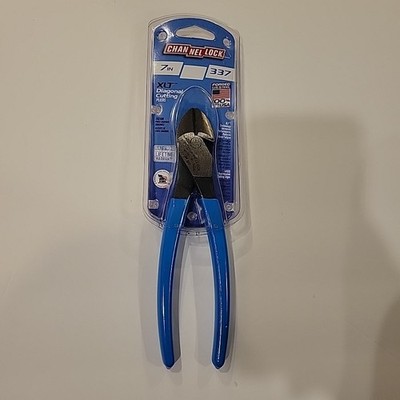 Channellock 337 7'' XLT High Leverage Diagonal Lap Joint Cutting Pliers BRAND NEW