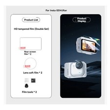 Tempered Glass Screen Protector Hydrogel Protective Film for Insta360 GO Ultra