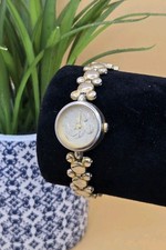 Disney Mickey Mouse Gold Tone Watch - Japan Movement - Needs A New Battery