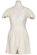 ZARA Jumpsuit/Overall Damen Gr. S Cremeweiß #5x44p69