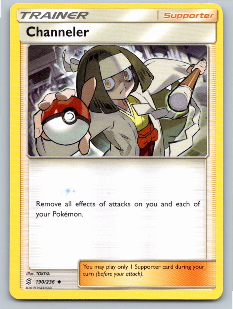 2019 POKEMON CHANNELER UNIFIED MINDS 190/236 UC NM A67282 FREE S&H