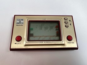 NINTENDO GAME AND & WATCH Chef Wide Screen 1981 Direct From Japan Very Rare