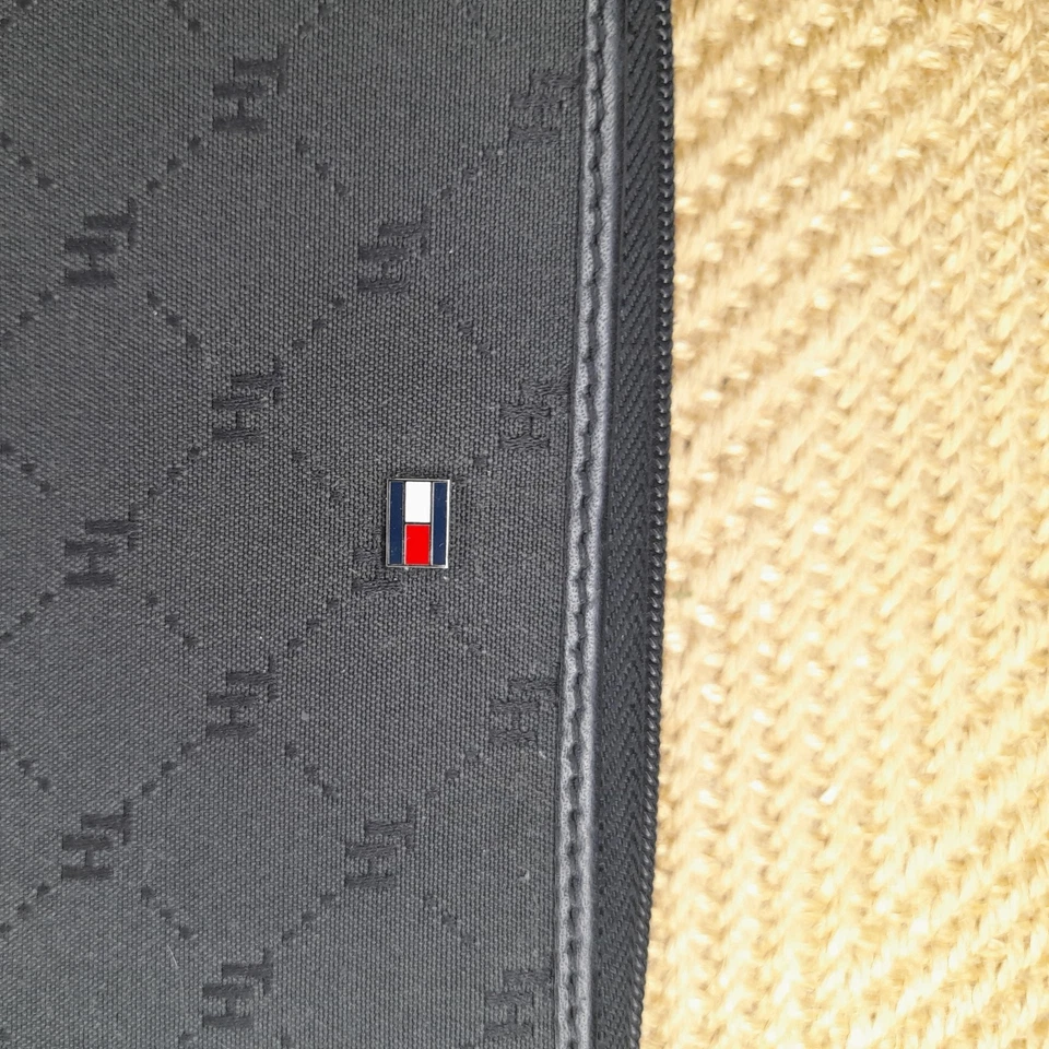 Tommy Hilfiger Black Print Purse - bage logo Monogram pattern  - Image 3 of 4