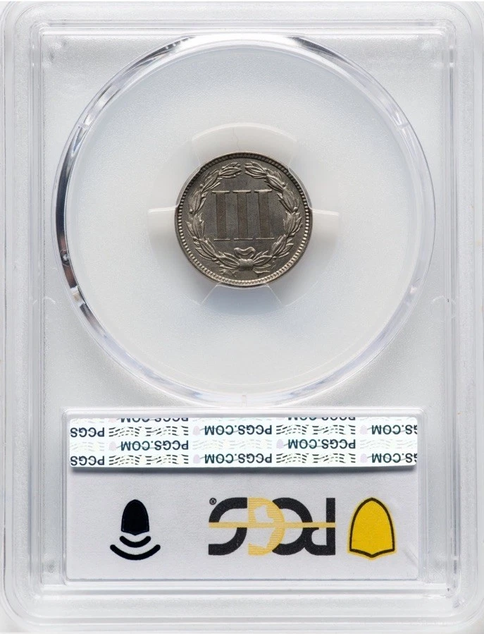 1880 3CN PCGS PR64 - Three Cent Nickel - Image 2 of 4