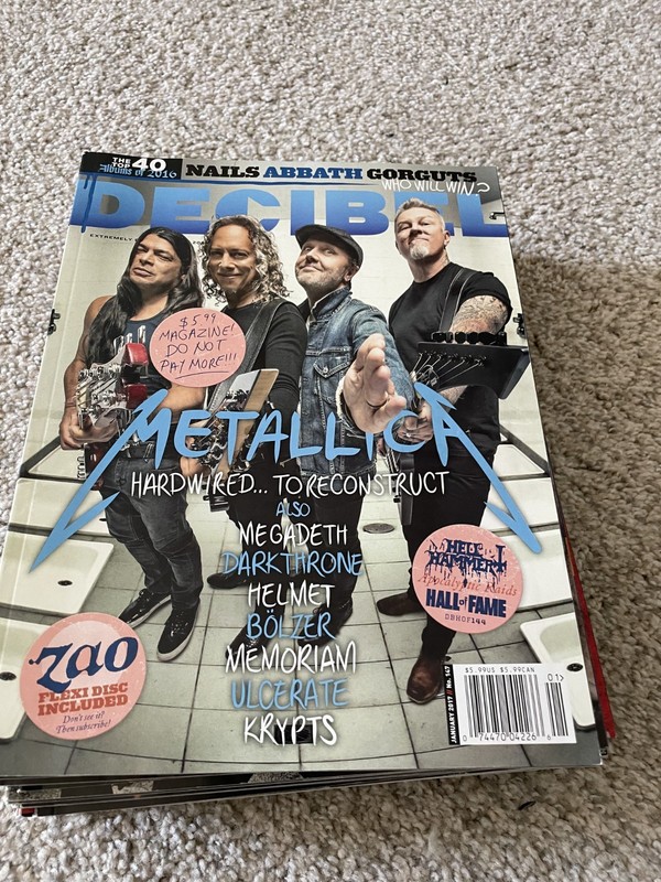 RARE! Decibel Magazine Lot of 21 Issues (127 - 147).  FLEXIS!!!